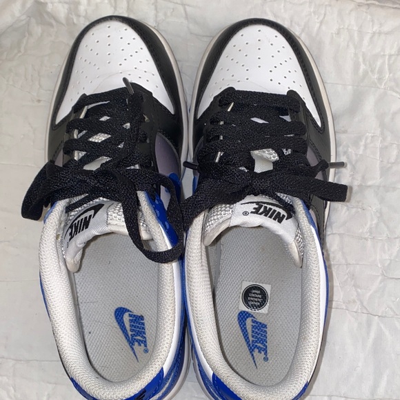 Nike Kids Black, White, and Blue Dunks main image 5